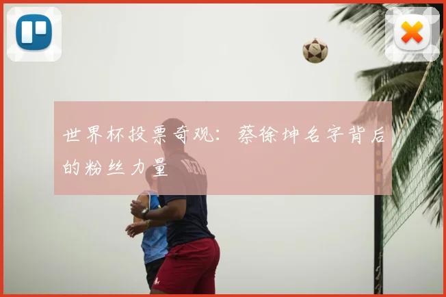 世界杯投票奇观:蔡徐坤名字背后的粉丝力量